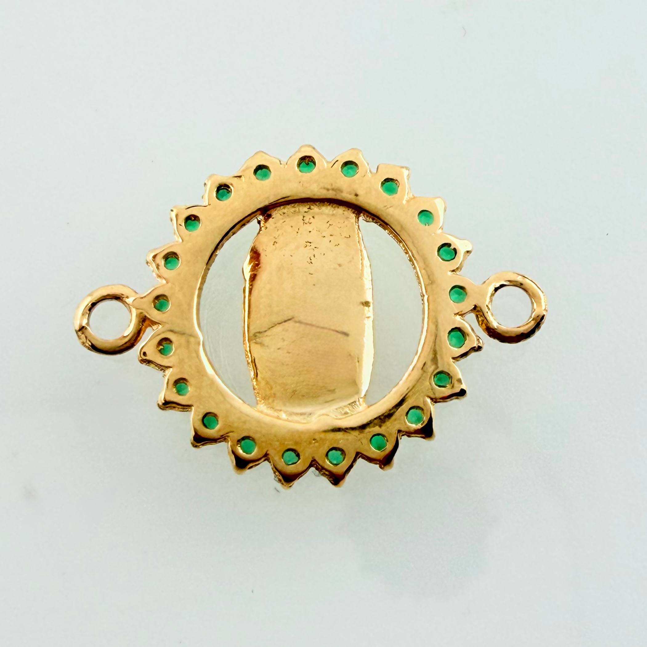 Herraje Virgen Guadalupe 1.1gr / 3/4 in / Oro Amarillo 18K