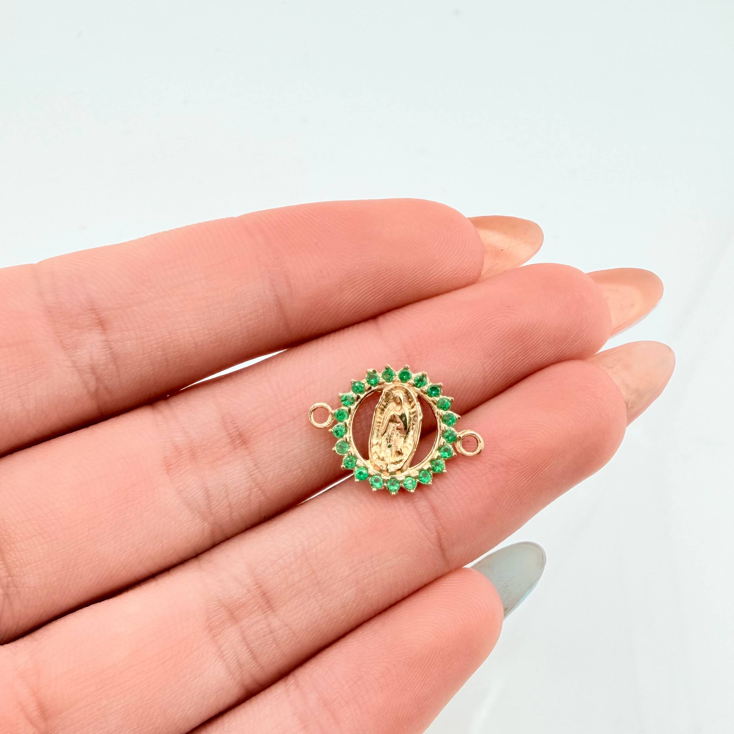 Herraje Virgen Guadalupe 1gr / 3/4 in / Oro Amarillo 18K ©