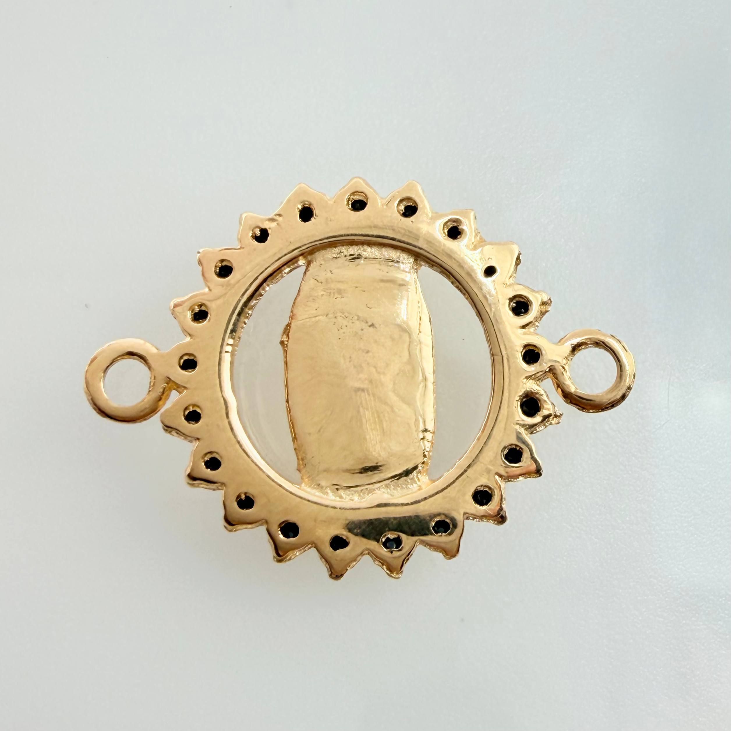 Herraje Virgen Guadalupe 1.05gr / 3/4 in / Oro Amarillo 18K ©