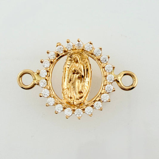 Herraje Virgen Guadalupe 1.05gr / 3/4 in / Oro Amarillo 18K