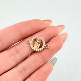 Herraje Virgen Guadalupe 0.95gr / 3/4 in / Oro Amarillo 18K