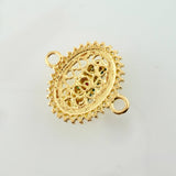 Herraje Virgen Guadalupe 1.65gr / 3/4 in / Oro Amarillo 18K ©