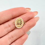 Herraje Virgen Guadalupe 1.65gr / 3/4 in / Oro Amarillo 18K ©