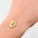 Herraje Virgen Guadalupe 1.65gr / 3/4 in / Oro Amarillo 18K ©