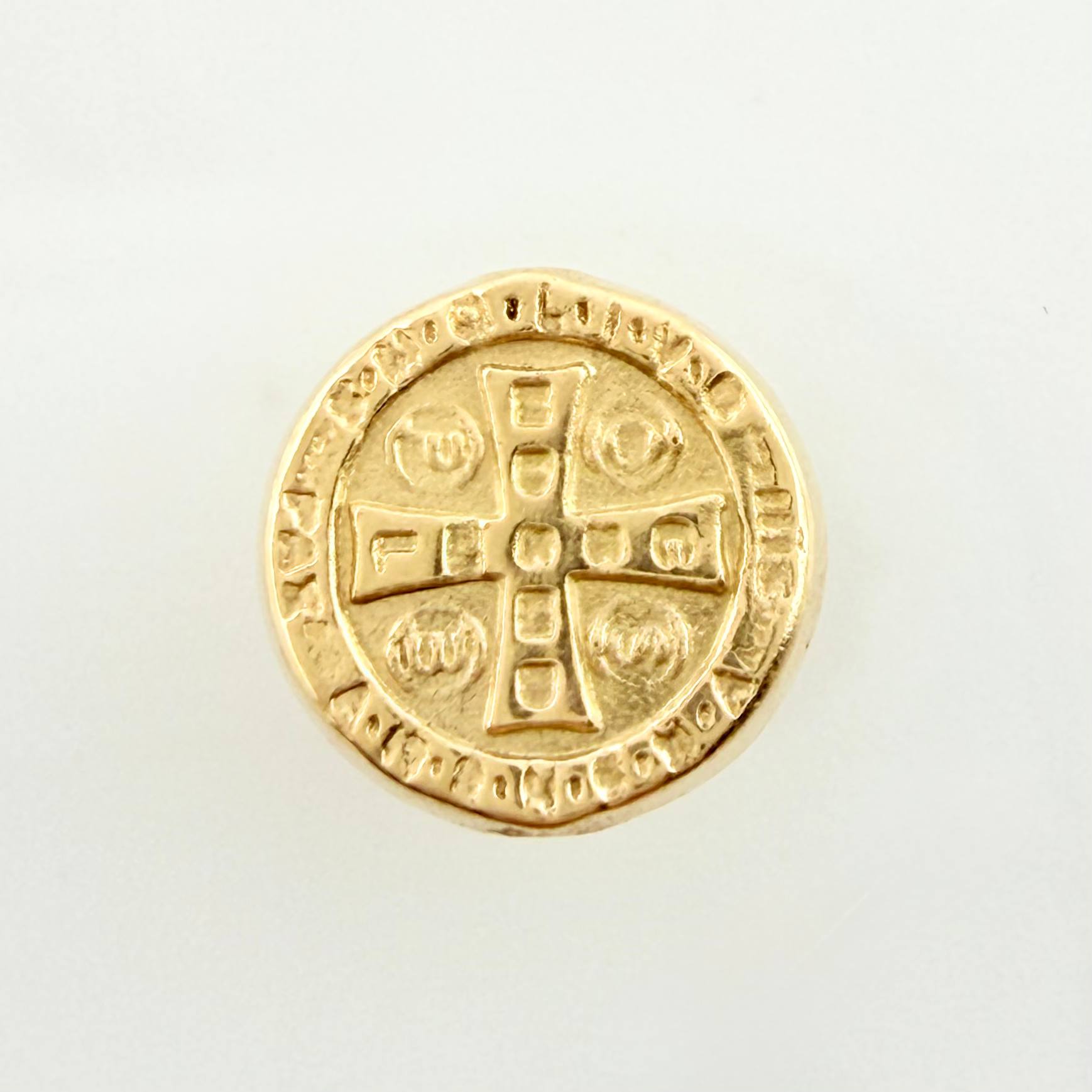 Herraje San Benito 0.4gr / 1/4 in / Oro Amarillo 18K ©