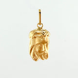 Dije Rostro Cristo 0.85gr / 1 in / Oro Amarillo 18K ©