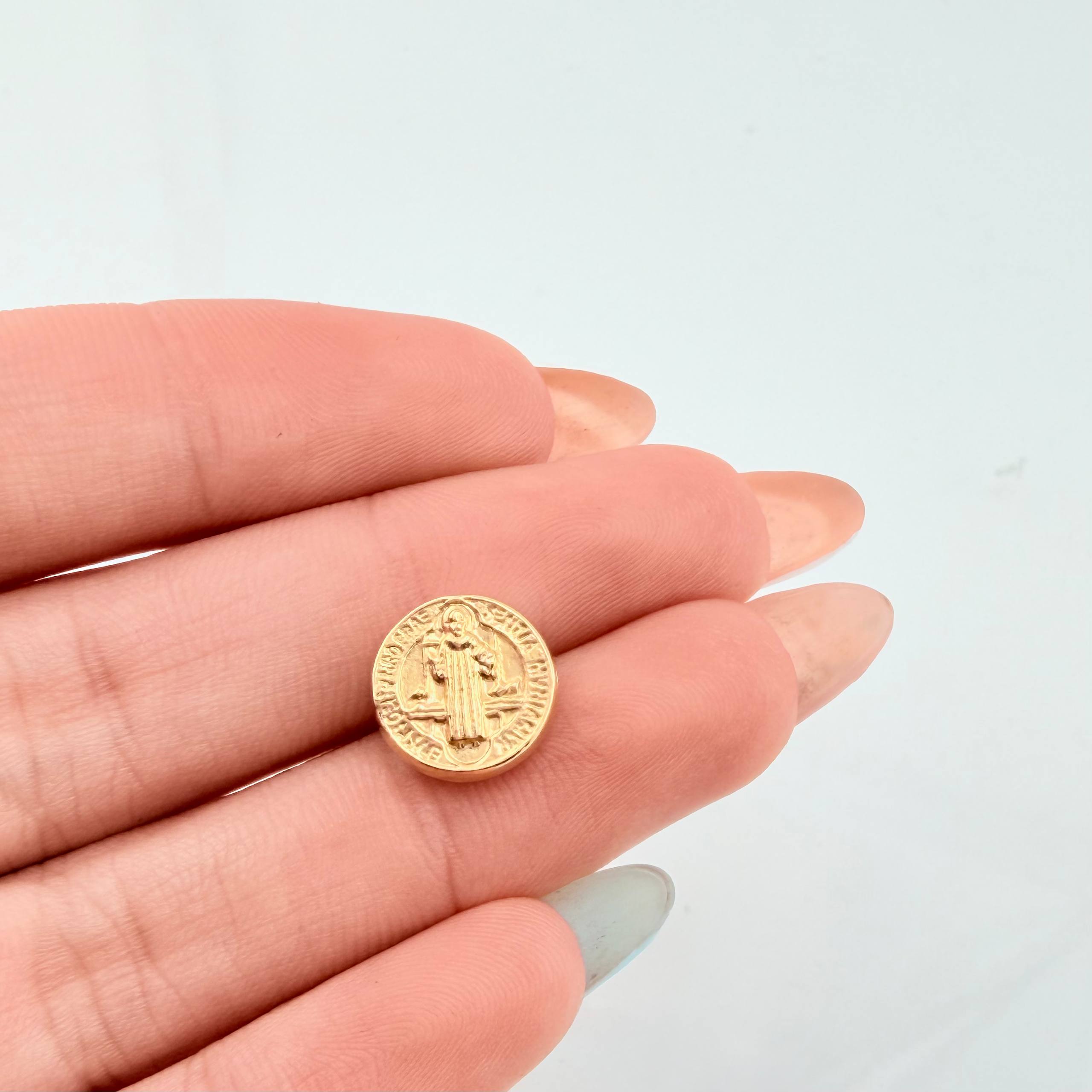 Herraje San Benito 0.5gr / 1/2 in / Oro Amarillo 18K ©