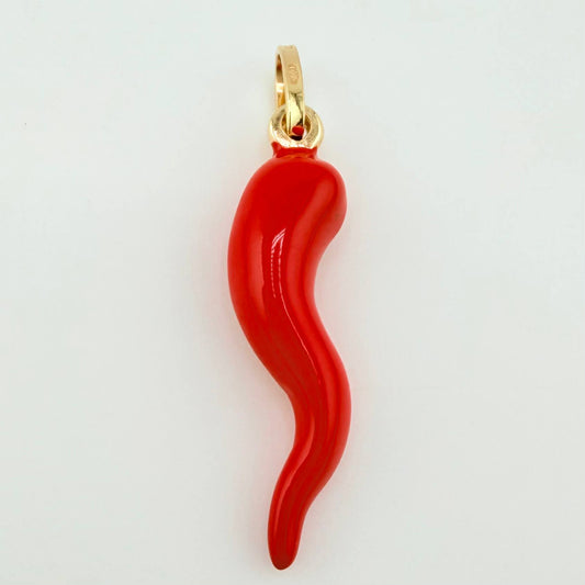 Dije Chile jalapeño 1.3g / 1 1/4 in Oro Amarillo 18K