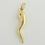 Pendant Jalapeño Pepper 1.25gr / 1 1/4 in / Yellow Gold +4 18K *