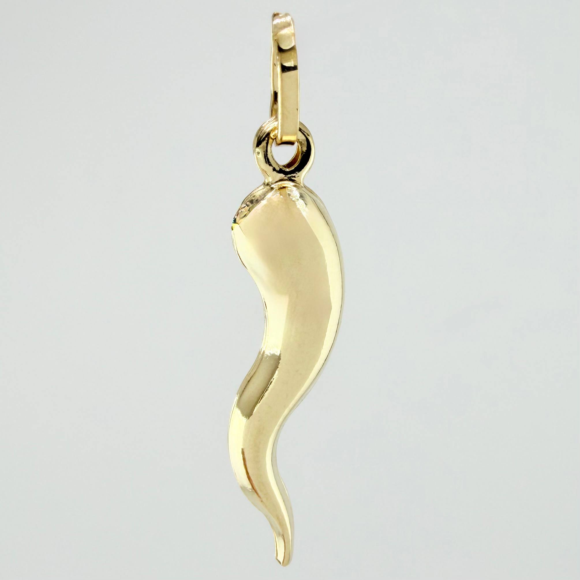 Pendant Jalapeño Pepper 1.25gr / 1 1/4 in / Yellow Gold +4 18K *