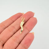 Dije Chile Jalapeño 0.95gr / 1 in / Oro Amarillo +4 18K *