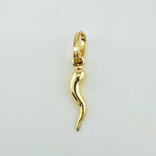 Dije Chile Jalapeño 0.4gr / 3/4 in / Oro Amarillo +4 18K ©