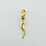 Dije Chile Jalapeño 0.45gr / 3/4 in / Oro Amarillo +4 18K *