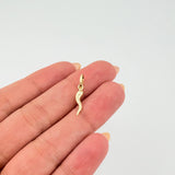 Dije Chile Jalapeño 0.45gr / 3/4 in / Oro Amarillo +4 18K *