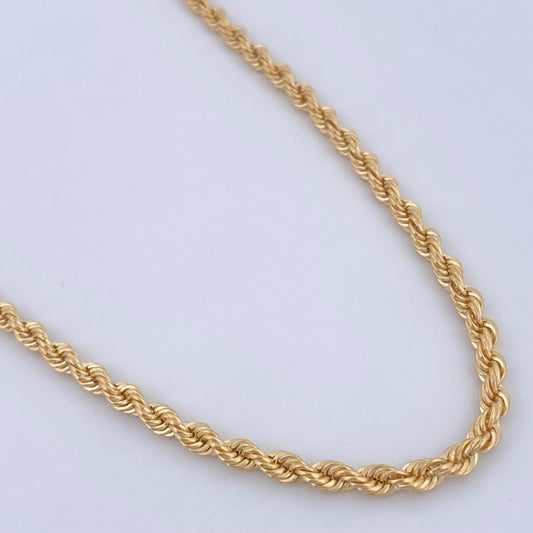 Cadena Lazo 7.35gr / 23 3/4 in / 3.04mm Oro Amarillo +3 18K %