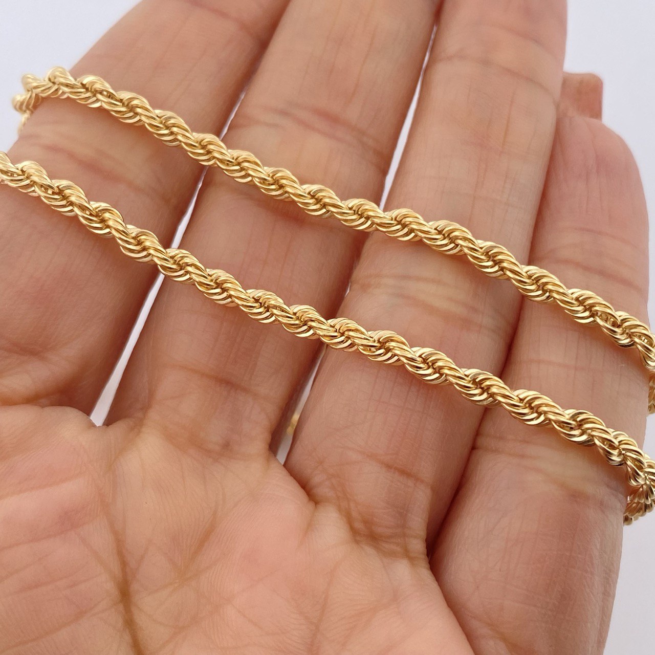 Cadena Lazo 9.4gr / 24 in / 3.73mm Oro Amarillo +3 18K $