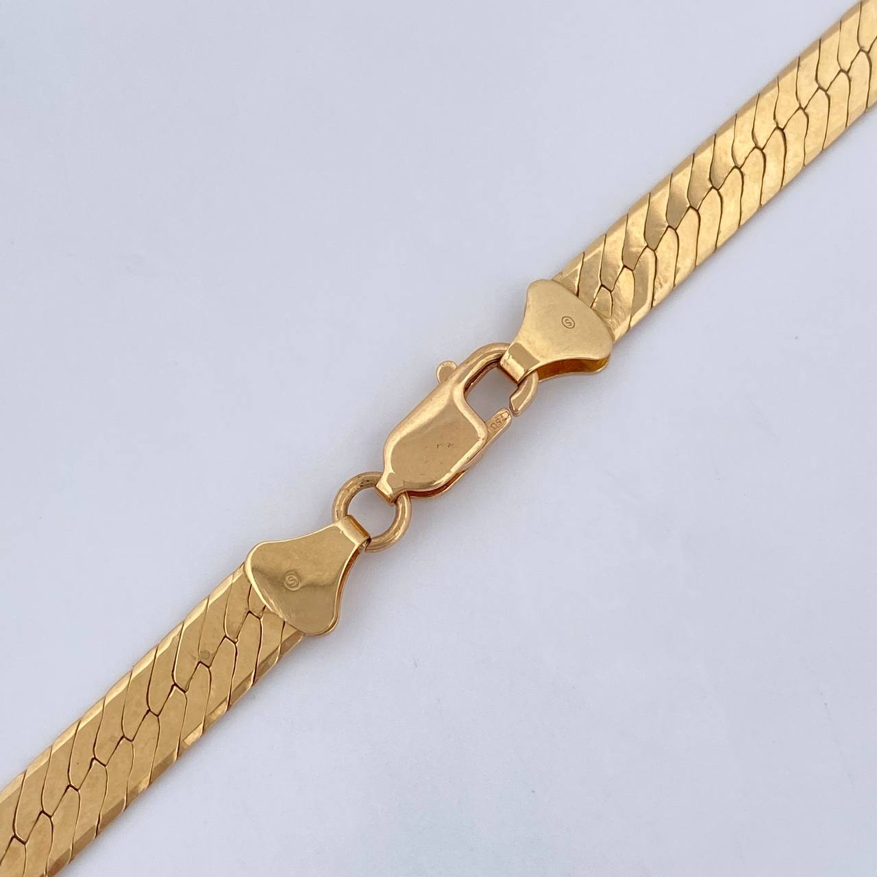 Flat Snake Chain 22gr / 20in / 18K Gold +3 &
