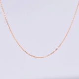 Cadena Aro Seguido 1.3 g / 19 3/4 in / 0.8 mm Oro Rosa 18K