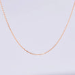 Cadena Aro Seguido 1.45 g / 15 3/4 in / 0.91 mm Oro Rosa 18K