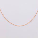 Classic Link Chain 1.3 g / 19 3/4 in / 0.8 mm 18K Rose Gold