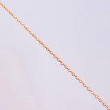 Cadena Aro Seguido 1.3 g / 19 3/4 in / 0.8 mm Oro Rosa 18K