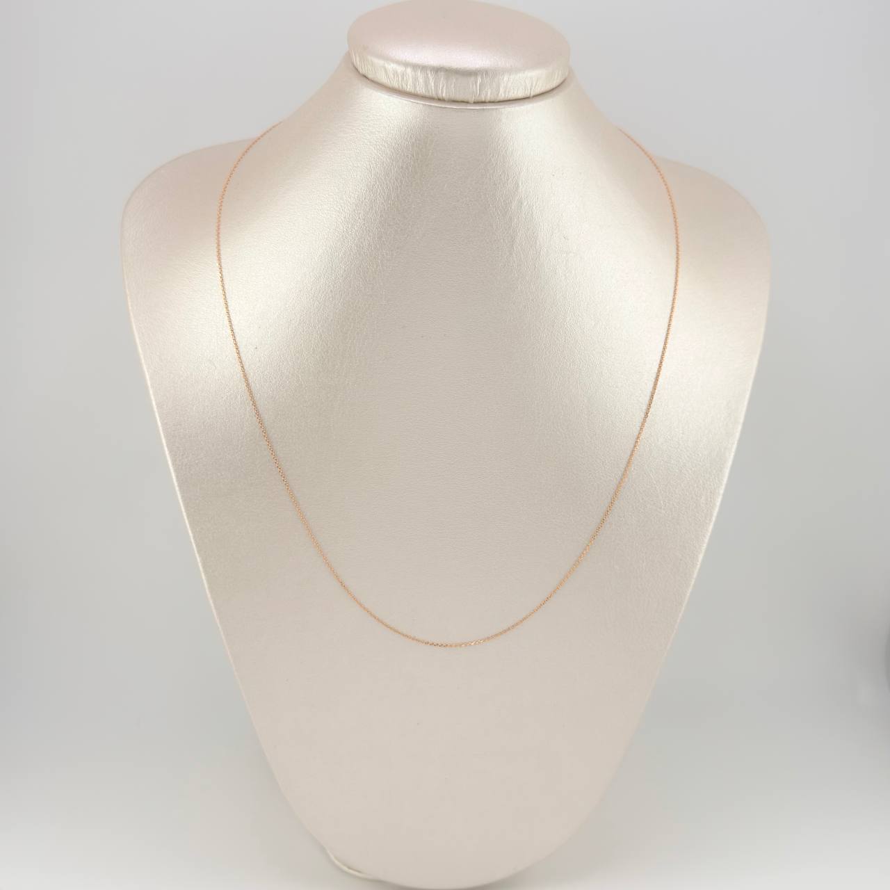 Classic Link Chain 1.3 g / 19 3/4 in / 0.8 mm 18K Rose Gold