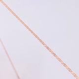 Flat Mariner Chain 1.05 g / 15 3/4 in / 1 mm 18K Rose Gold