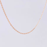 Flat Mariner Chain 1.3 g / 15 3/4 in / 1.3 mm 18K Rose Gold