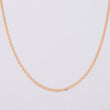 Flat Mariner Chain 1.3 g / 15 3/4 in / 1.3 mm 18K Rose Gold