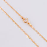 Flat Mariner Chain 1.3 g / 15 3/4 in / 1.3 mm 18K Rose Gold