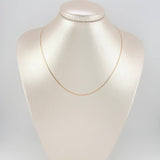 Flat Mariner Chain 1.3 g / 15 3/4 in / 1.3 mm 18K Rose Gold