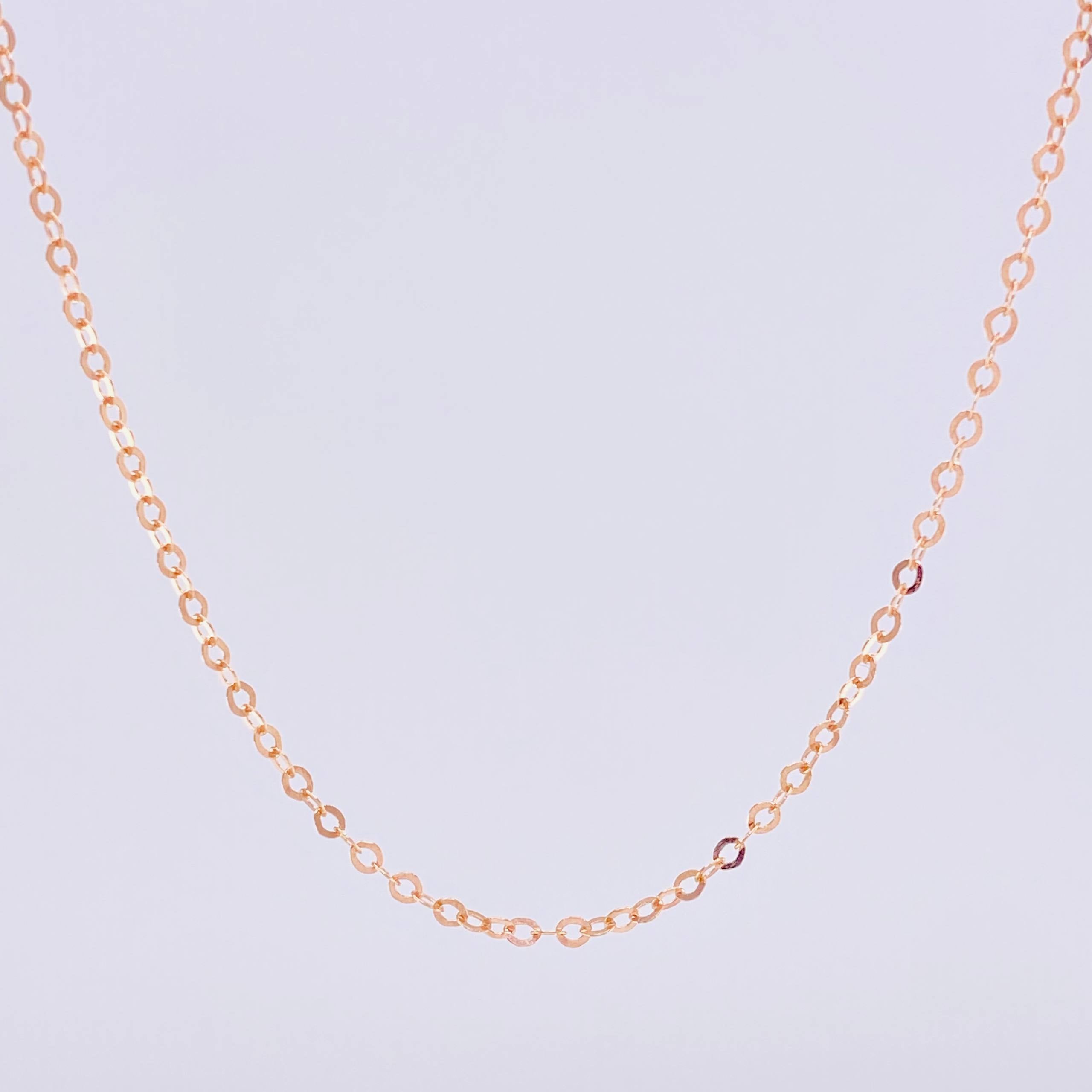 Cadena Roll- On 1.45 g / 15 3/4 in / 1.8 mm Oro Rosa 18K