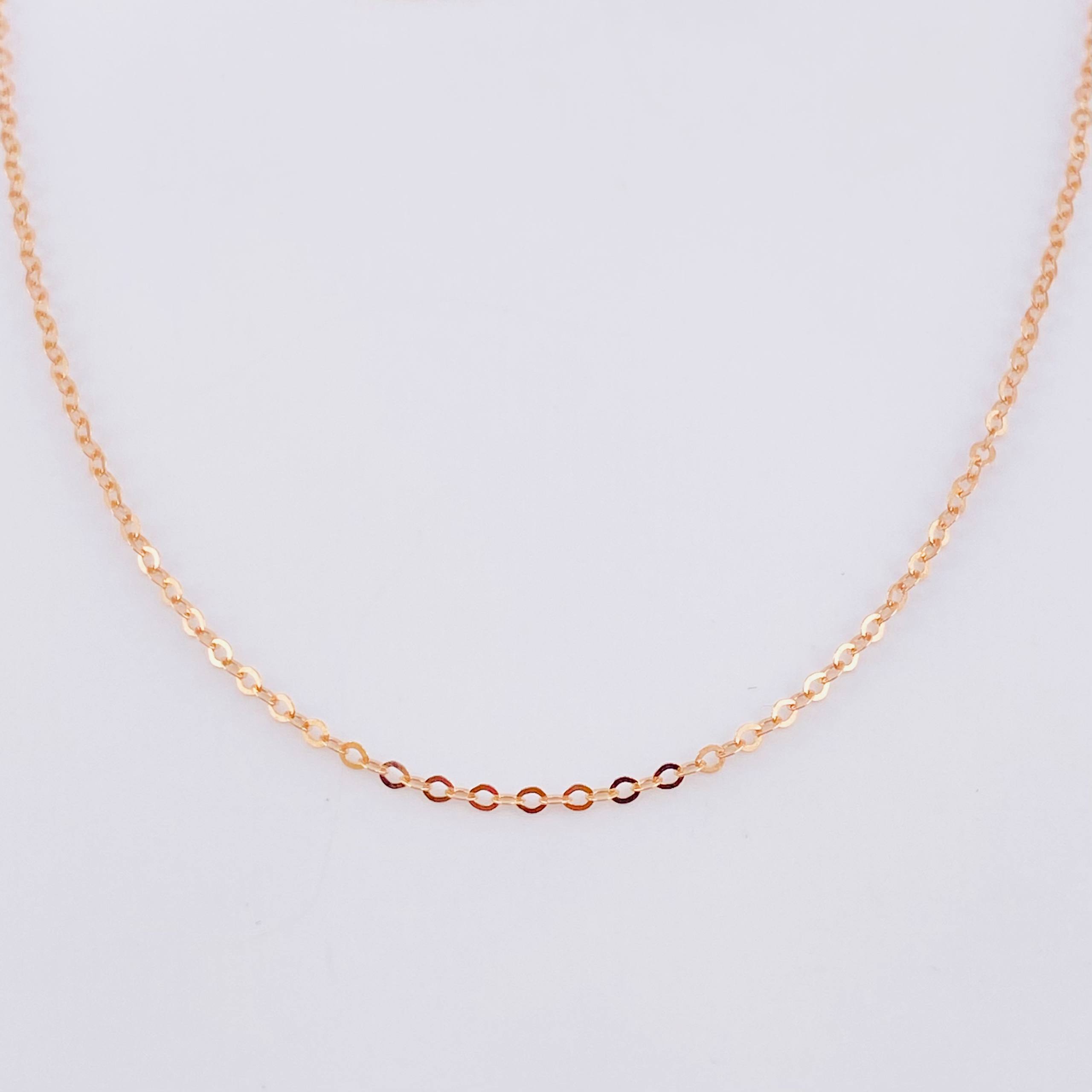 Roll-On Chain 1.45 g / 15 3/4 in / 1.7 mm 18K Rose Gold