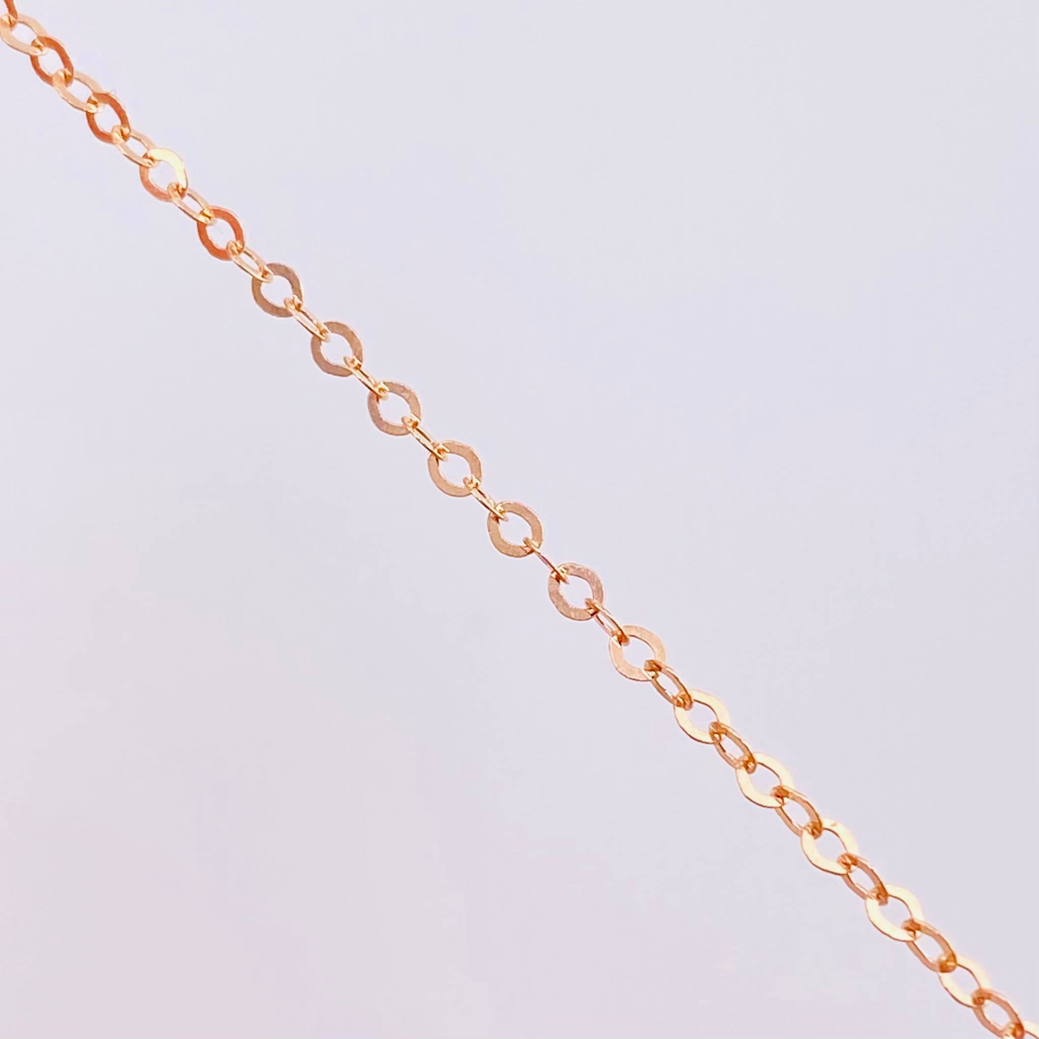 Cadena Roll- On 1.45 g / 16 in / 1.8 mm Oro Rosa 18K