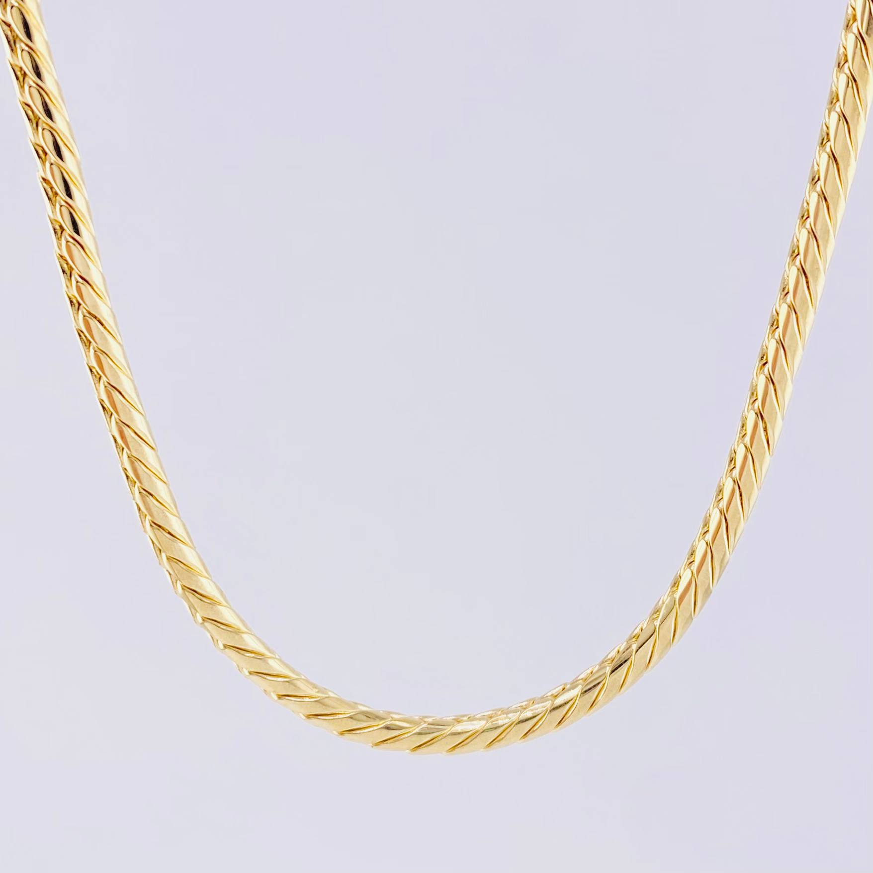 Cadena Serpiente 14.5 g / 23 3/4 in / 3.2 mm Oro Amarillo 18K