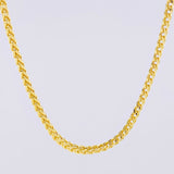 Cadena Franco 14.15 g / 23 3/4 in / 2.6 mm Oro Amarillo 18K