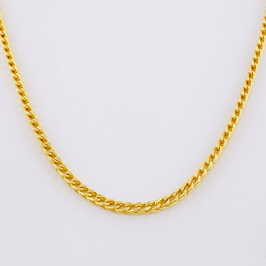 Cadena Franco 12.15 g / 19 3/4 in / 2.6 mm Oro Amarillo 18K