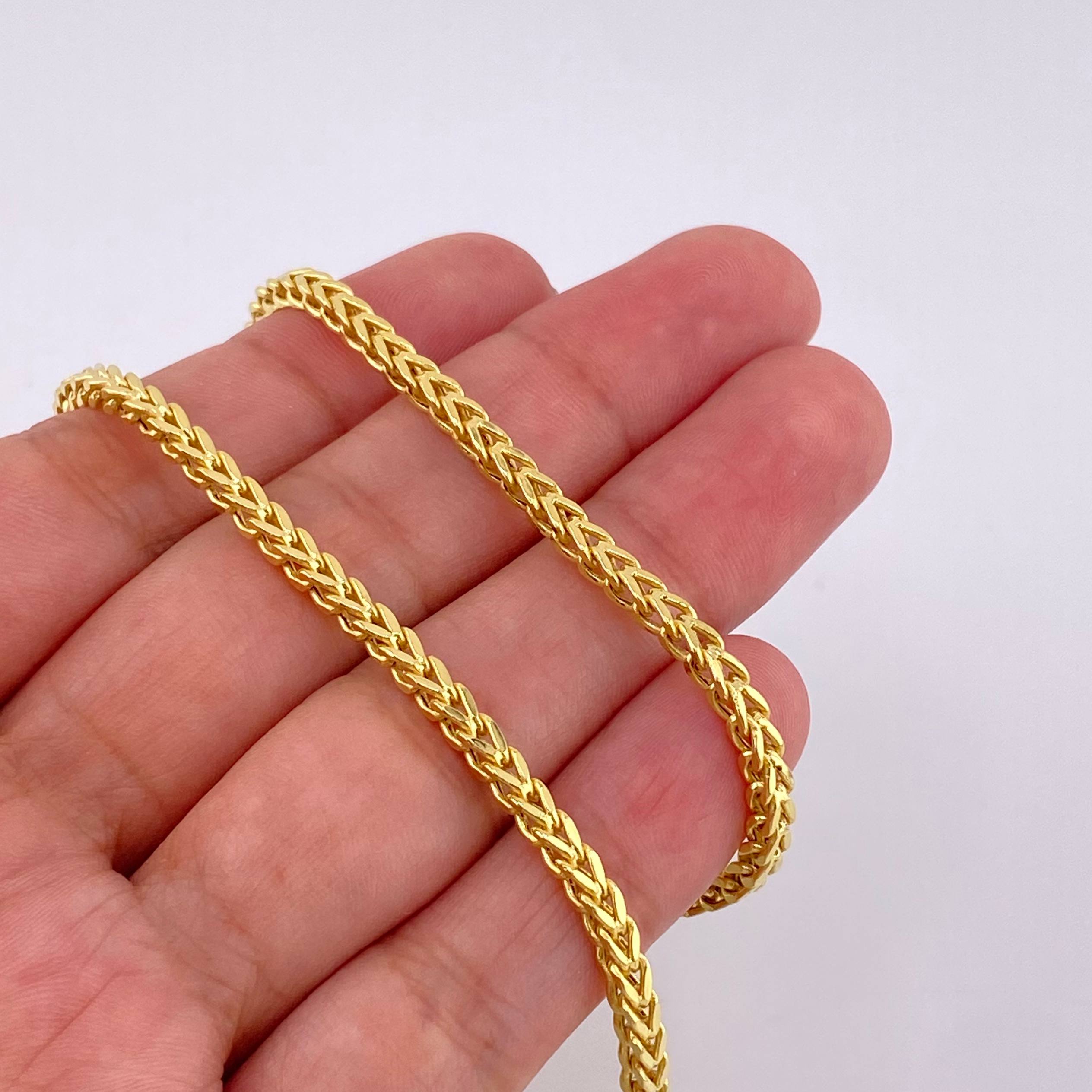 Cadena Franco 12.15 g / 19 3/4 in / 2.6 mm Oro Amarillo 18K