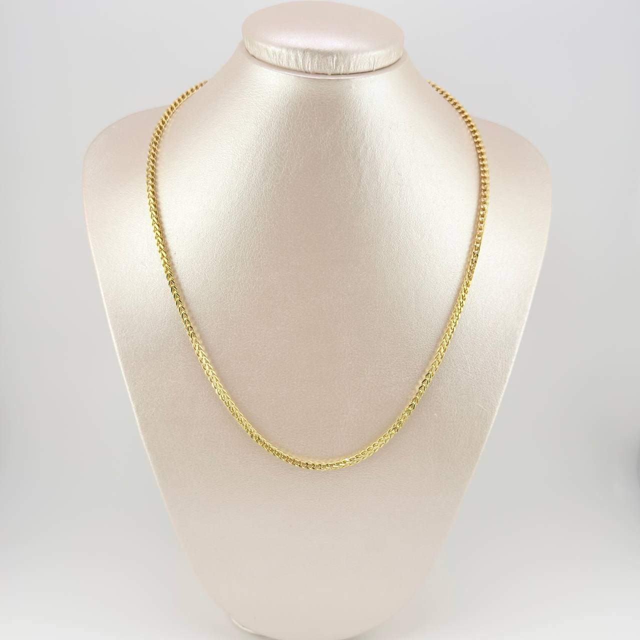 Cadena Franco 12.15 g / 19 3/4 in / 2.6 mm Oro Amarillo 18K
