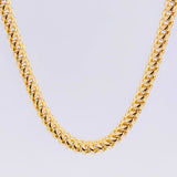 Franco Chain 36.65 g / 27 1/2 in / 4.4 mm Yellow Gold 18K