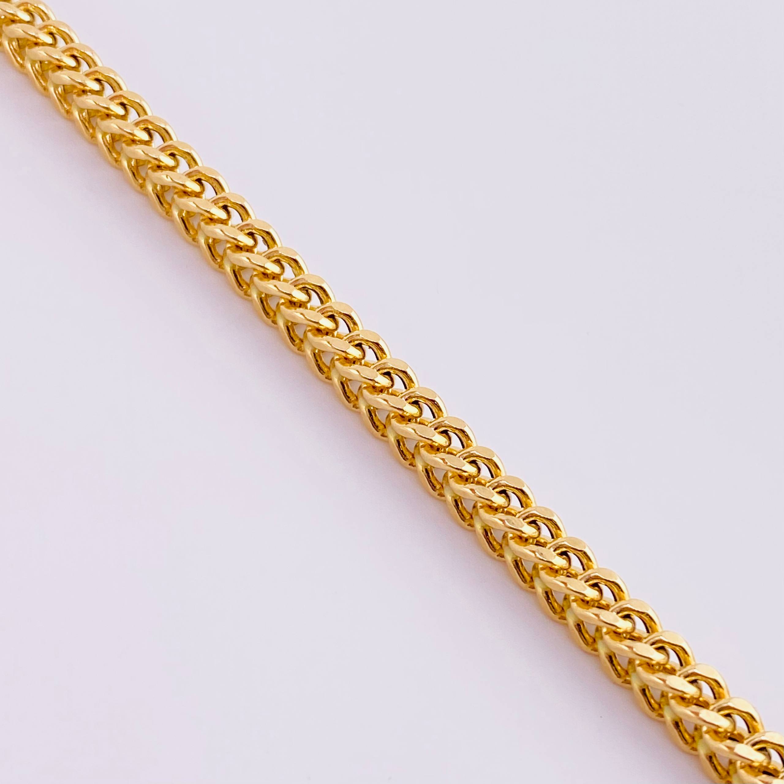 Franco Chain 36.65 g / 27 1/2 in / 4.4 mm Yellow Gold 18K