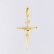 Dije Cruz Lisa 1.2 g / 1 1/2 in Oro Amarillo 18K