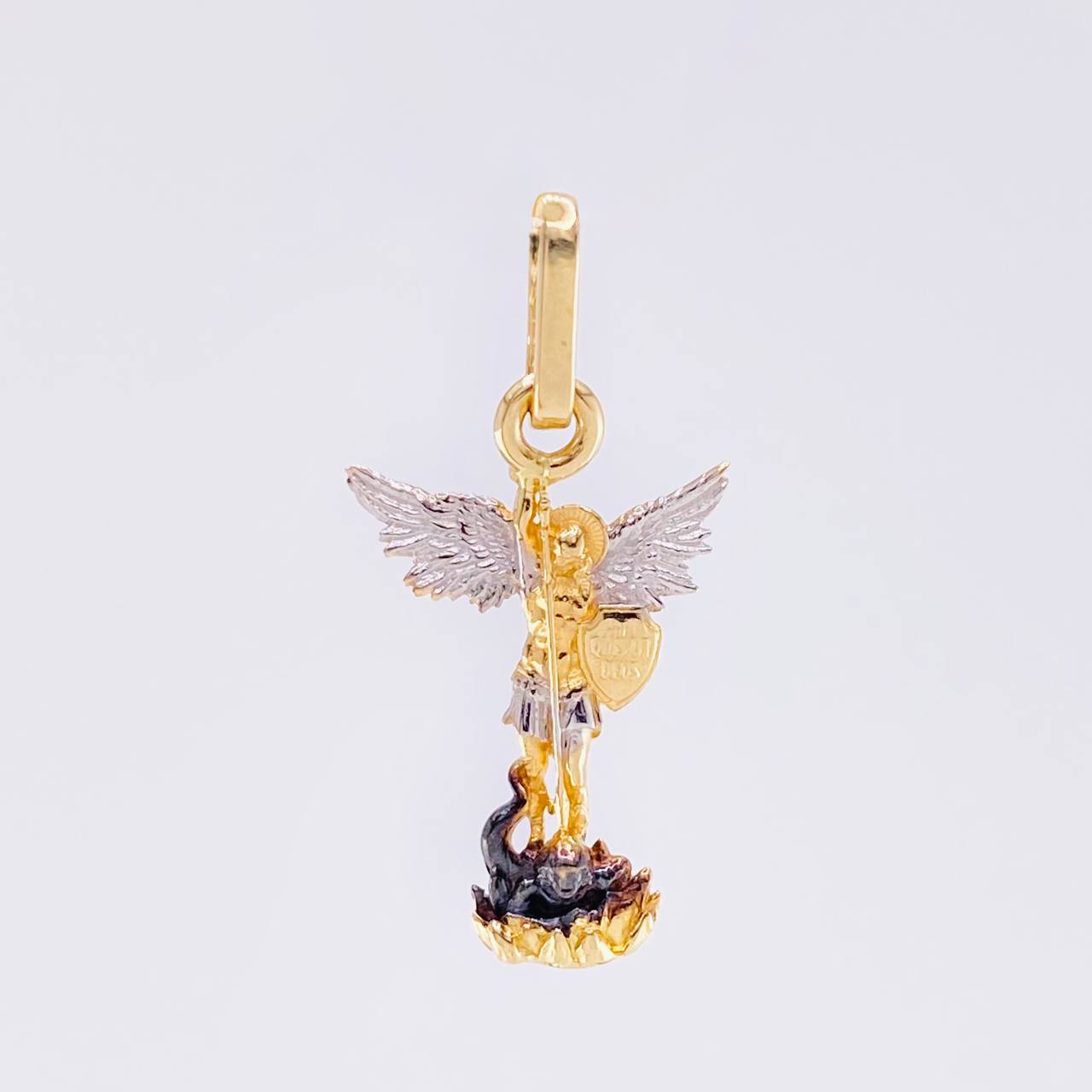 Dije San Miguel Arcangel 1.15 g / 1 in Oro Amarillo 18K