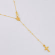 Miraculous Virgin Rosary Plain Cross 2.95 g / 24 3/4 in / 1.8 mm Yellow Gold 18K