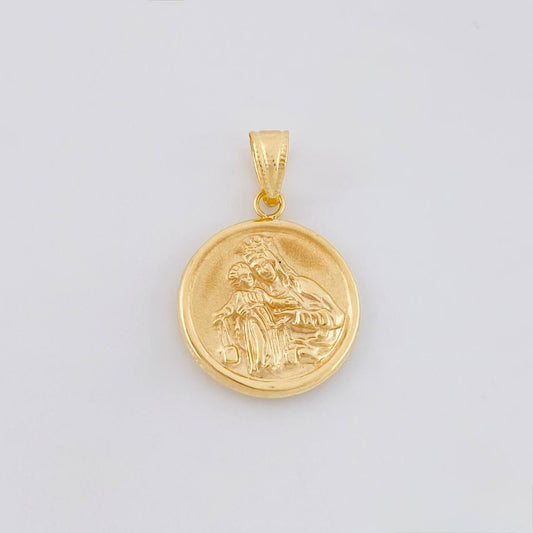 Dije Virgen Del Carmen 1.4 g / 3/4 in Oro Amarillo 18K