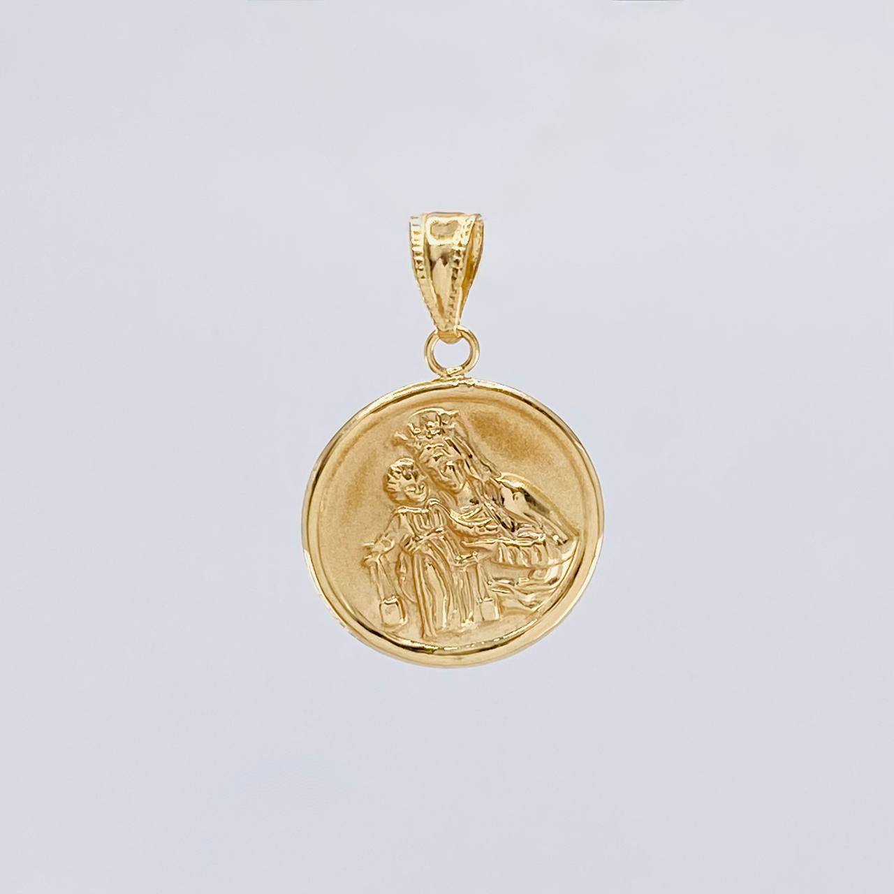 Dije Virgen Del Carmen 1.4 g / 3/4 in Oro Amarillo 18K