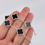 Modular Bracelet Classic Link Clover 6.9g / 7 1/2 in - 6 3/4 in / 1.4mm Silver 925