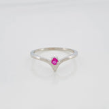 Ruby Tiara Ring 06 Pts 1.05 g / T6 Silver 925