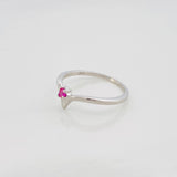 Ruby Tiara Ring 06 Pts 1.05 g / T6 Silver 925