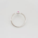 Ruby Tiara Ring 06 Pts 1.05 g / T6 Silver 925